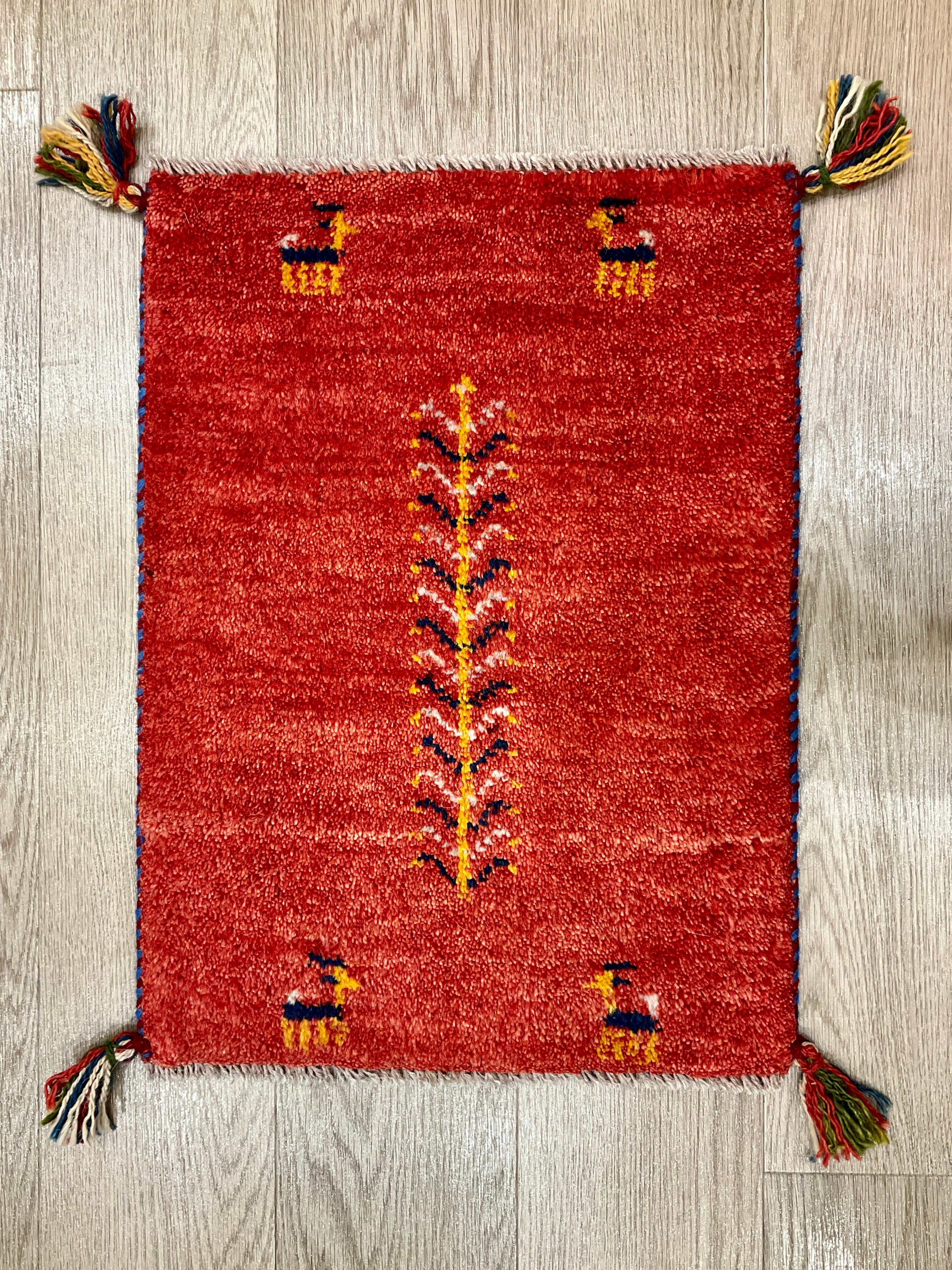 ギャッベ 56cm x 41cm NN17339 – ペルシャ絨毯専門店 ペルシャンパトリス