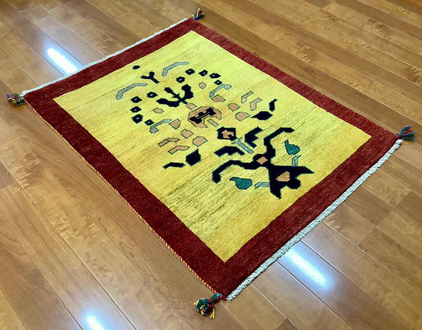 【オンライン限定】ギャッベ アマレバフト 115cm x 90cm RJ11178