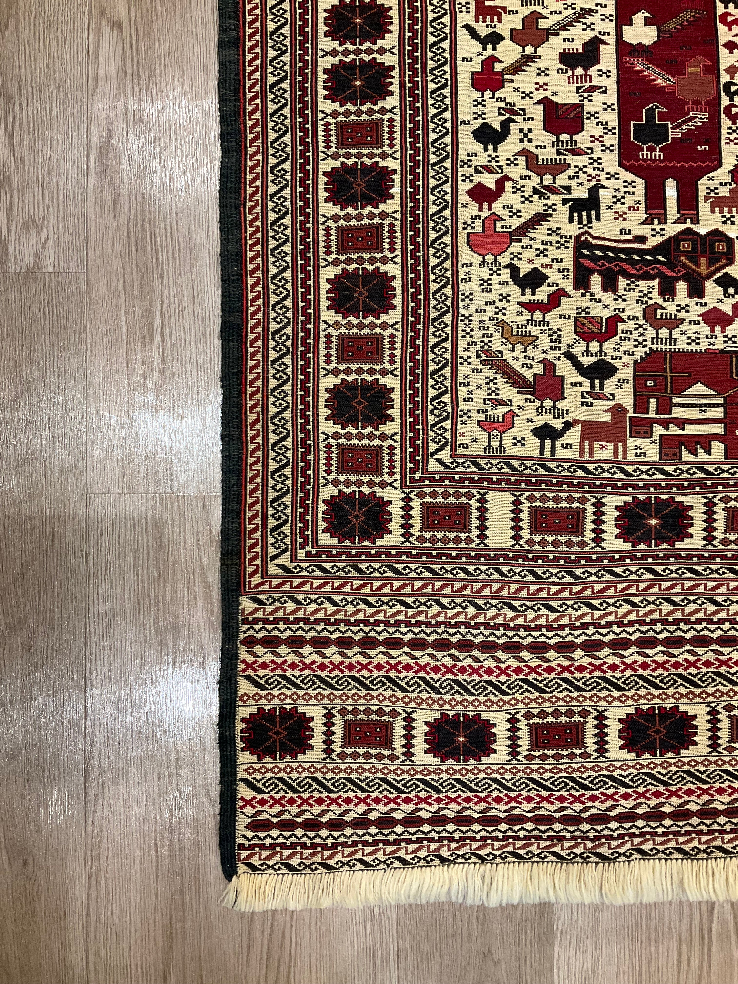 オールドキリム 189cm x 114cm PA941 – ペルシャ絨毯専門店 ペルシャン 