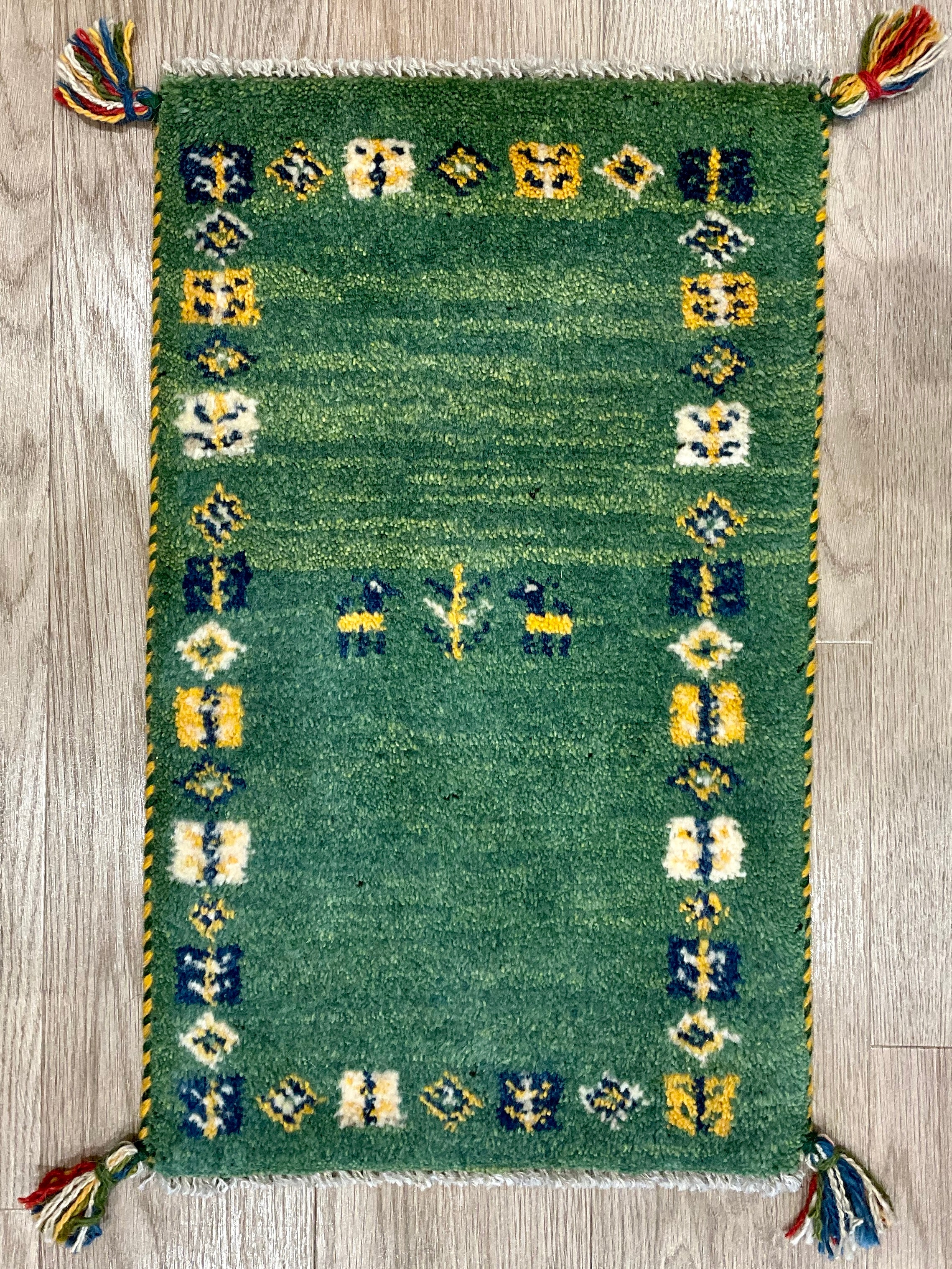 ギャッベ 61cm x 37cm NN17476 – ペルシャ絨毯専門店 ペルシャンパトリス